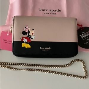 kate spade minnie mouse chain wallet